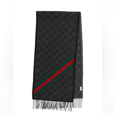 gucci nikki wool scarf|original Gucci silk scarf.